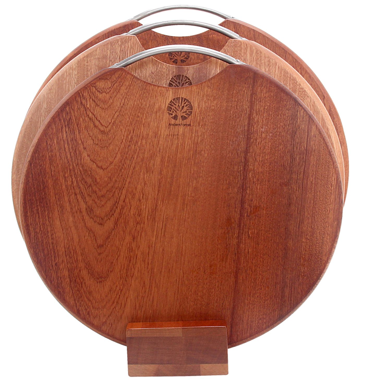 Yiwu good large black ebony round the whole wood cutting board Φ 39 * 3 cm/YK thumbnail
