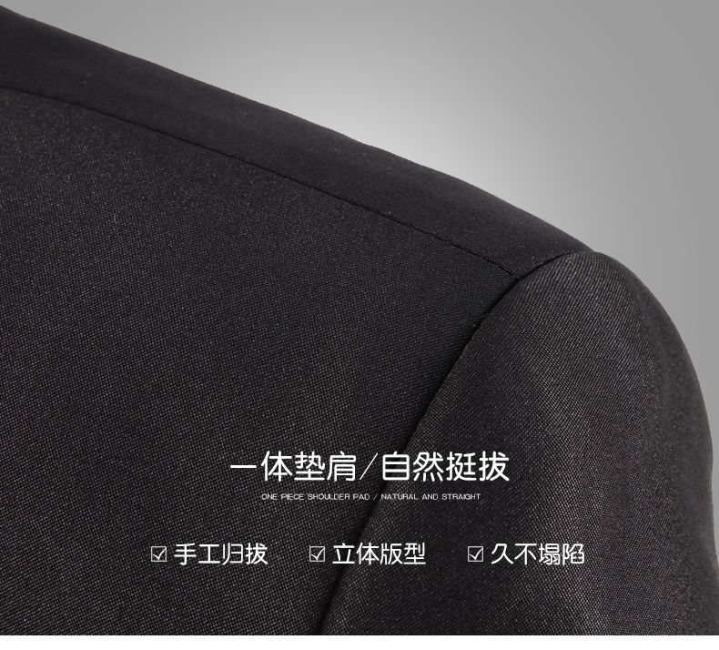 Men's professional best man suit, Korean version of groom's wedding dress, formal coat, slim and casual small suit for men detail image 9