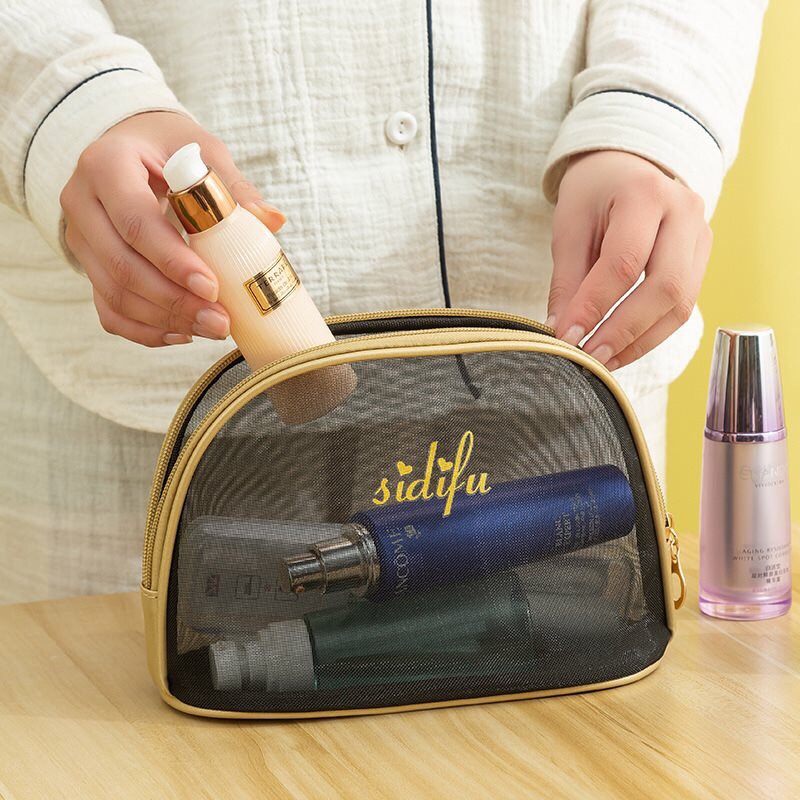 Makeup bag, mesh makeup bag details Picture