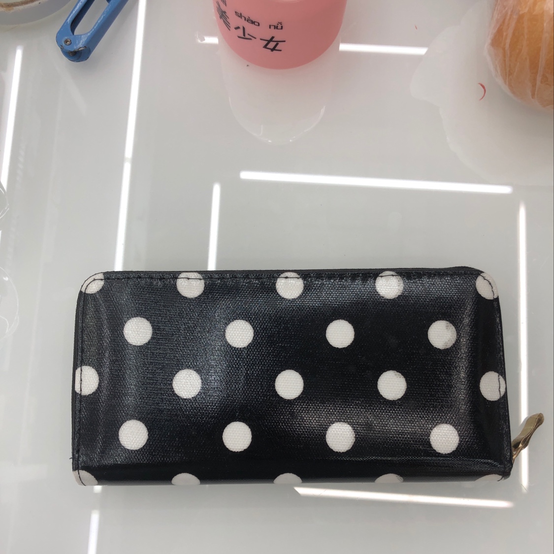 Single-pull printed wallet details Picture