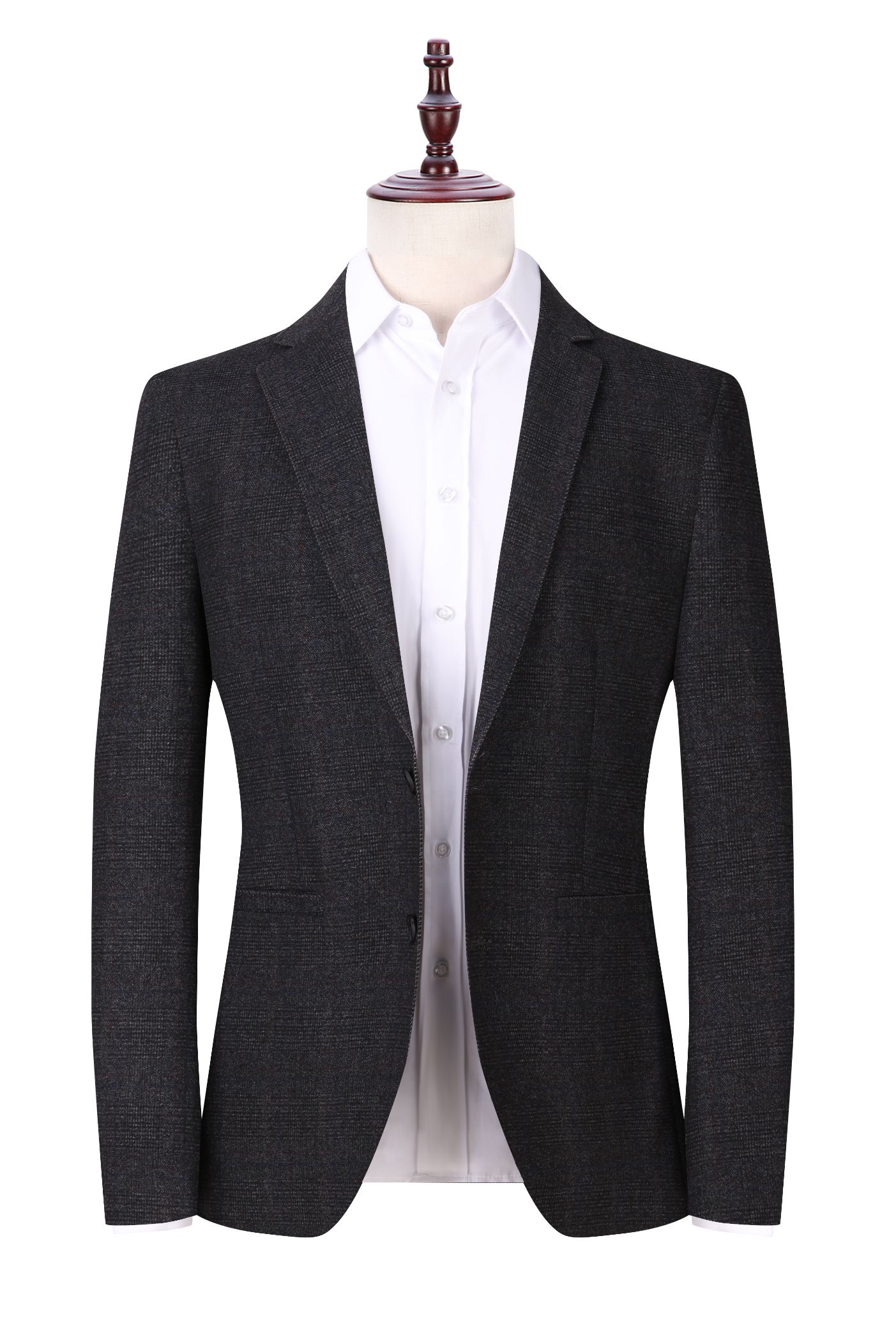 Knit imitation wool suit for men Autumn winter new slim small suit for men woolen suit jacket for men