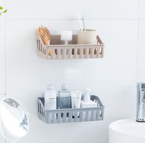 Toilet rack non-punch basket non-trace plastic wall hanging basket Toilet rack