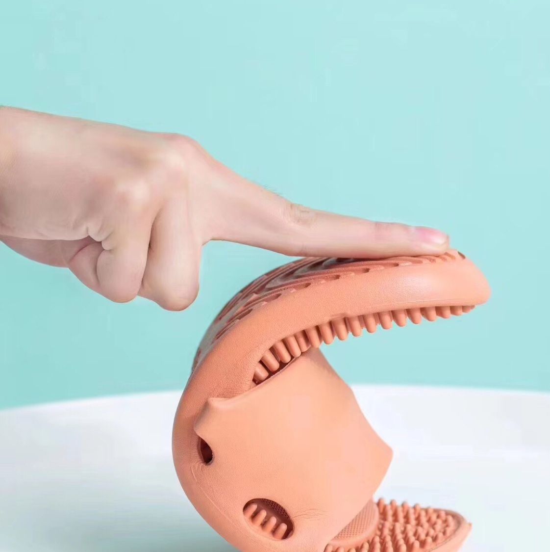 防滑软底镂空速干浴室居家拖鞋家用情侣洗澡凉拖详情图1