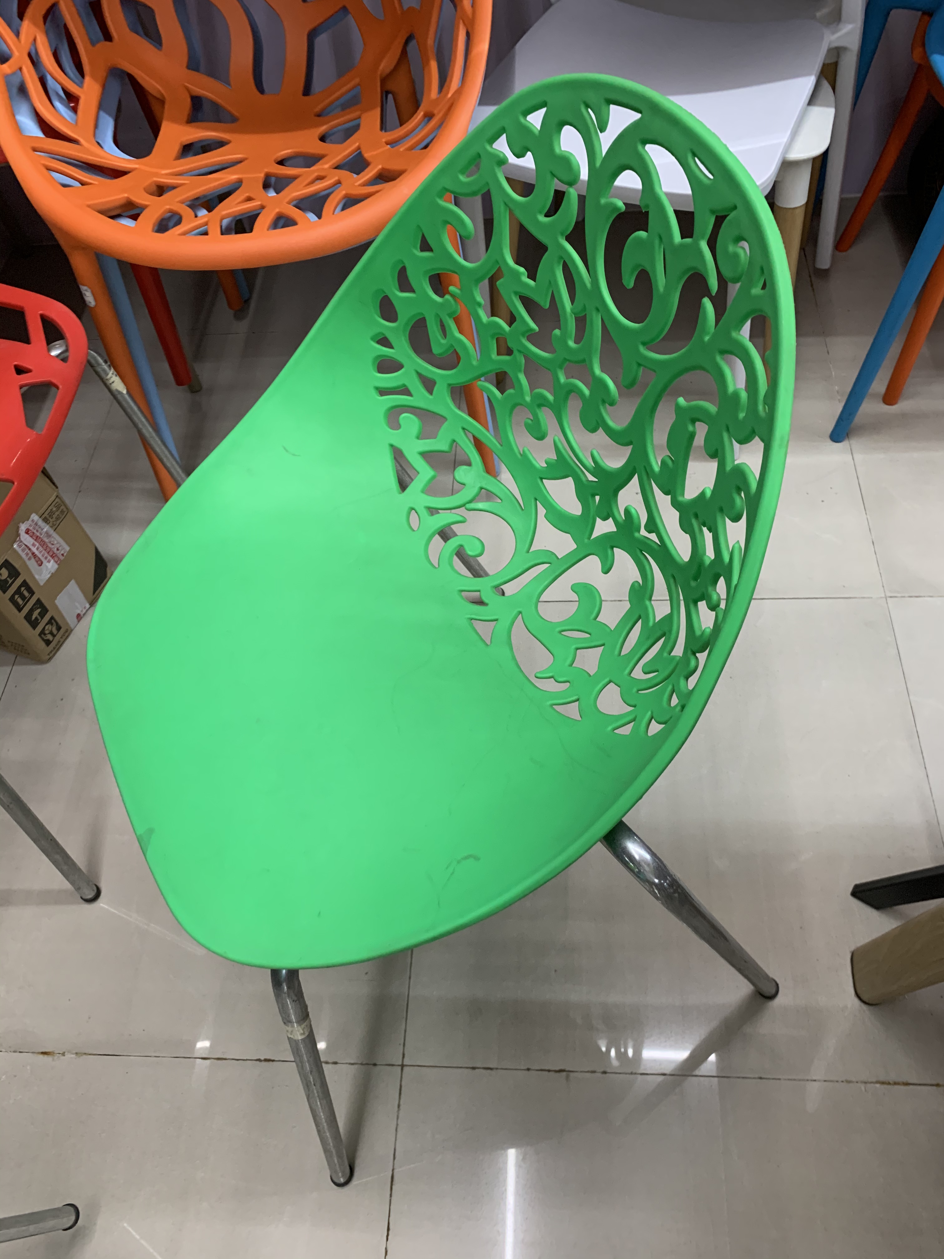 Flower Hole Chairs Indoor Meeting Chairs details Picture