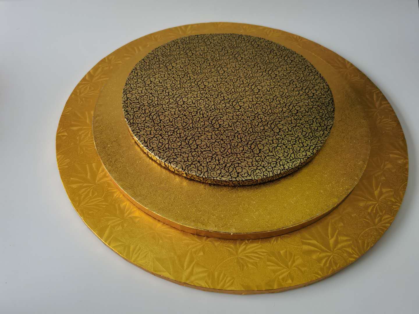 方形蛋糕纸托纸垫卡金色花纹烘焙慕斯蛋糕底托垫