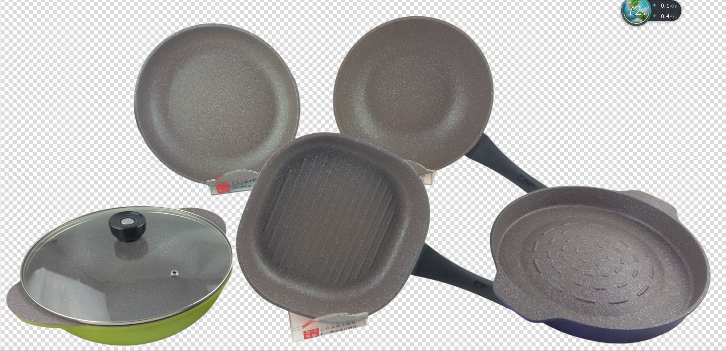 Kitchen Code: Korean imported kitchenware, tourmaline six-piece set, 28cm detail image 2