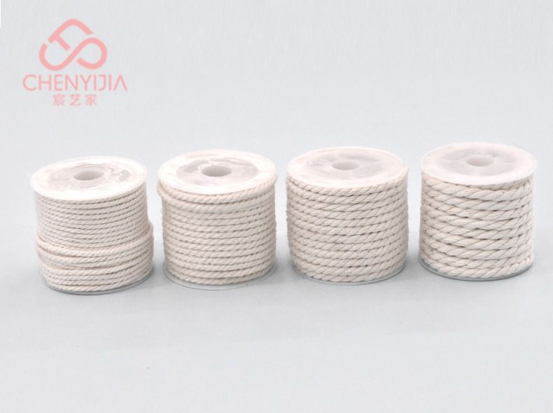 Manufacturers direct direct natural quality cotton rope 2mm~5mm cotton rope DIY handmade cotton rope