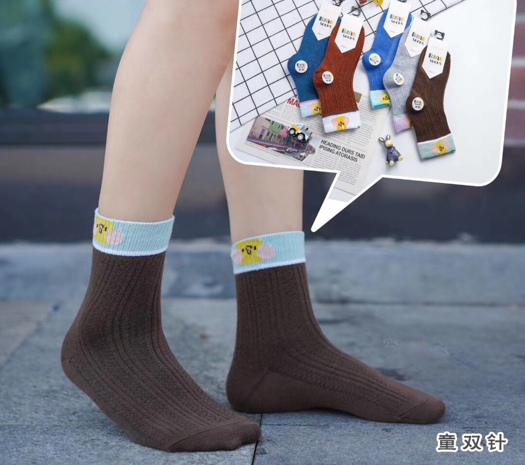 儿童双针童袜C01产品图