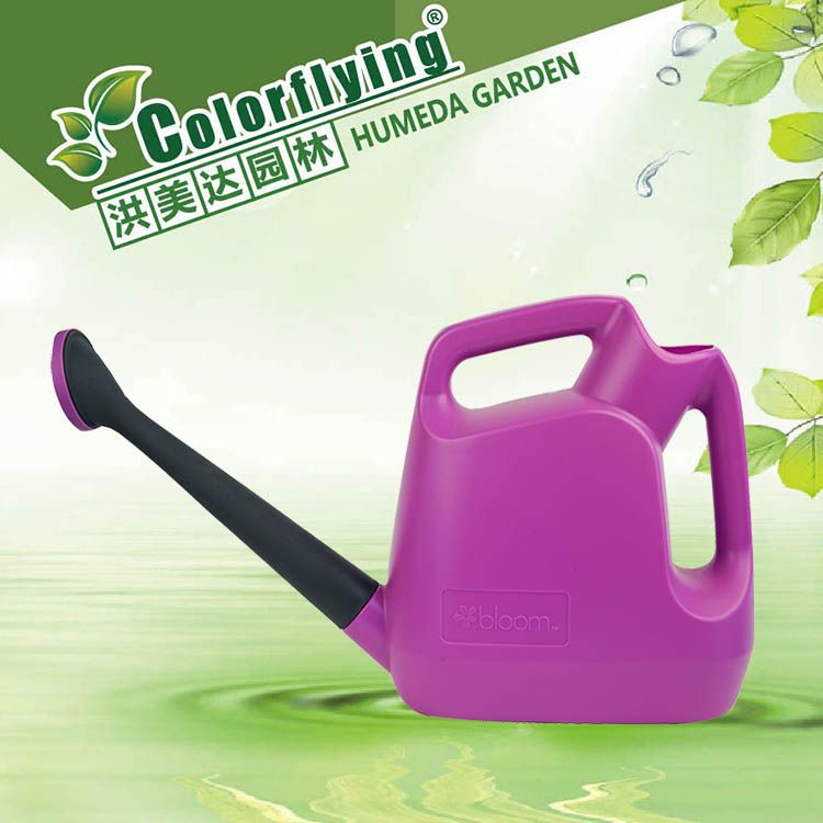 9L浇花洒水壶大阳台种菜家用园艺壶喷壶果色塑料长嘴花洒