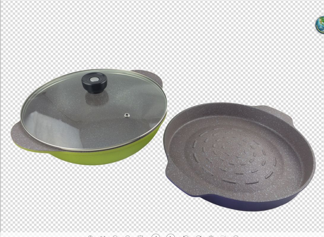 Kitchen Code: Korean imported kitchenware, tourmaline six-piece set, 28cm detail image 3