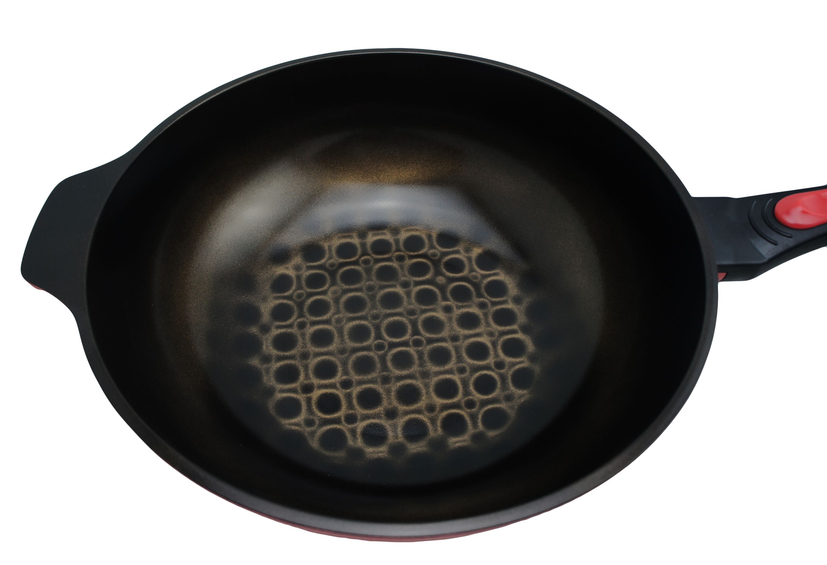 Non-stick frying pan and flat pan set, stainless steel frying pan and wok, multi-functional kitchen stew pot, household frying and wok, durable detail image 2