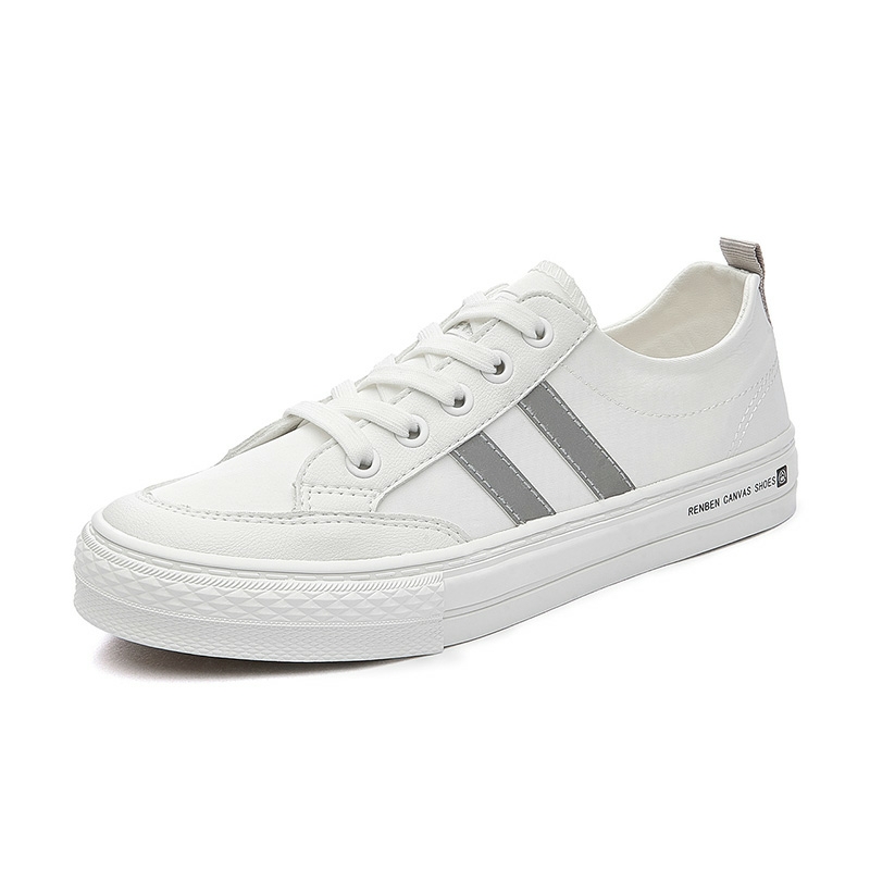 人本2020秋新款潮鞋女款百搭韩版时尚休闲款帆布鞋详情图5