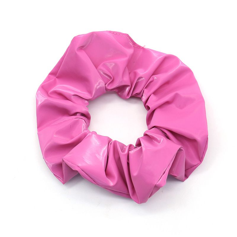 The same solid-color pearl chiffon pig intestine ring hair band as Yu Shuxin's, cute girl tied her hair in a bun detail image 5