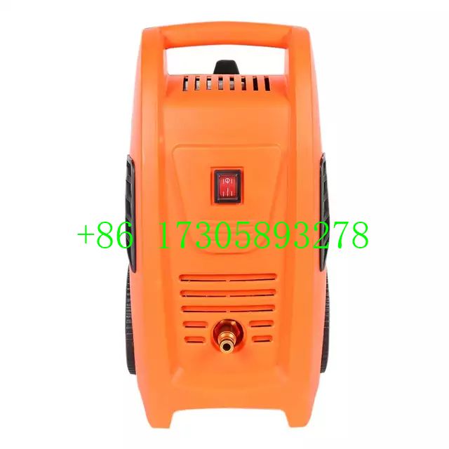 1400W high-pressure cleaner, carbon brush motor, high-pressure car wash machine, commercial and household cleaning, car wash pump, aluminum coil