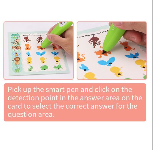儿童早教启蒙益智卡片常识认知智能逻辑学习笔Y-PEN英文细节图