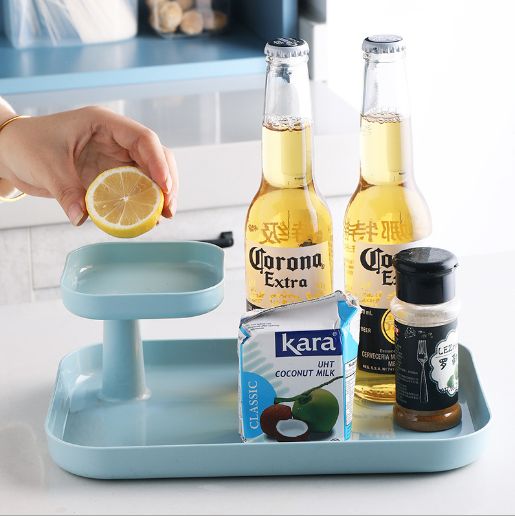 音爆款ins化妆品置物架点心收纳架桌面护肤品梳妆台首饰收纳盘细节图