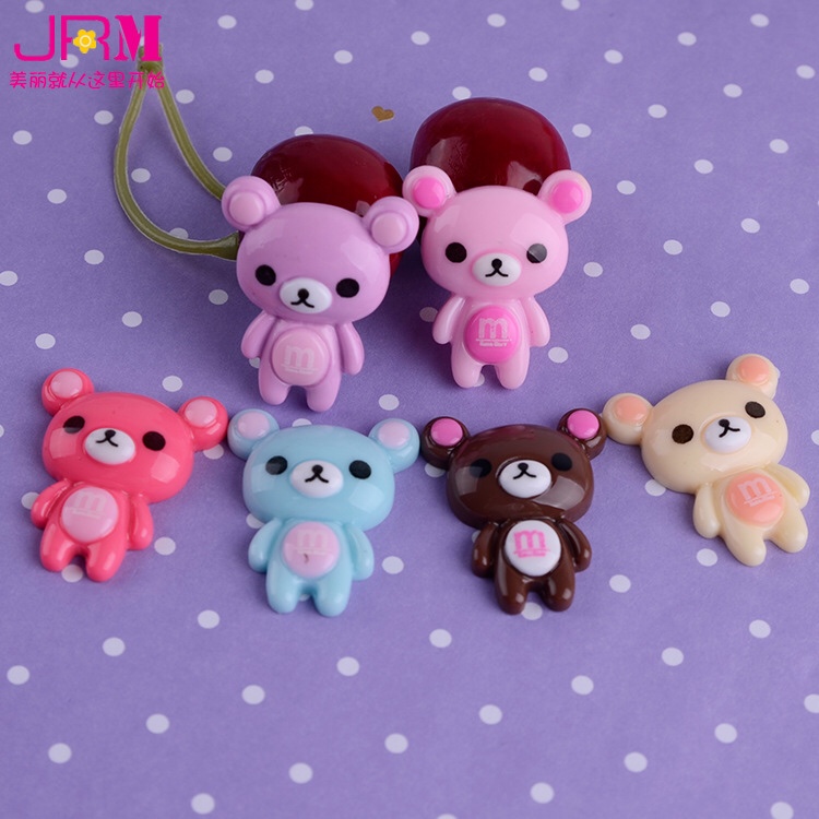 Manufacturers direct cartoon bear headdress hair accessories diy mobile phone accessories children hairpin accessories wholesale Application Scenario