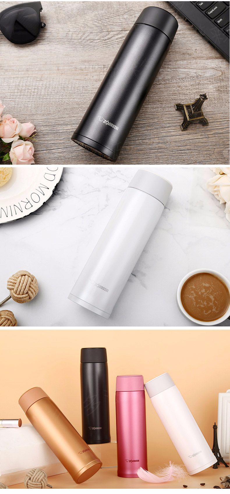 ZO JIRUSHI Stainless Steel vacuum Insulated and Chilled Cup SM-NA36 360ml detail image 9