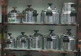 Aluminum pressure cooker, 5 liters