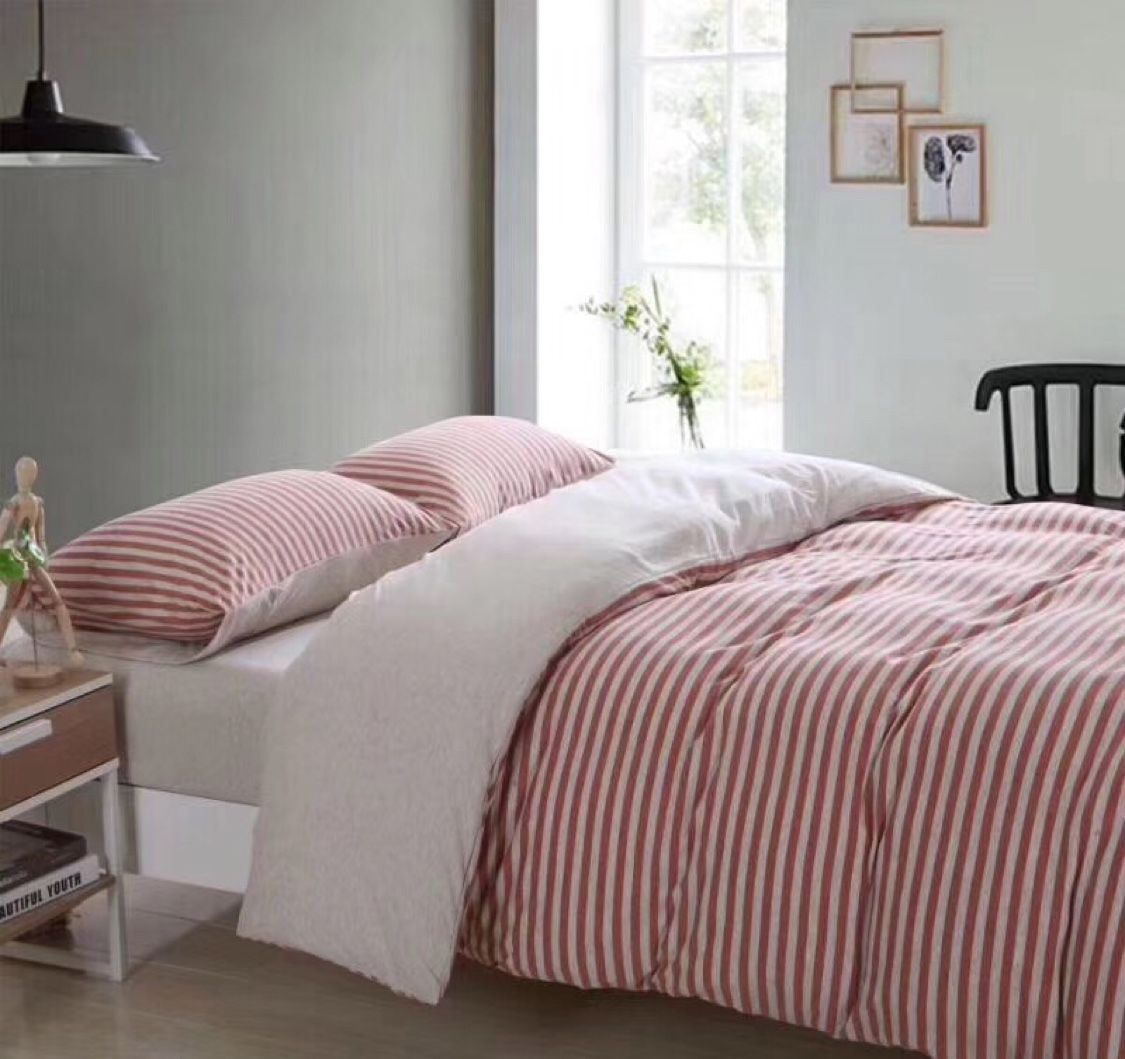 亲肤针织棉四件套裸睡天竺棉100全棉纯棉四件套床上用品床笠款详情图3