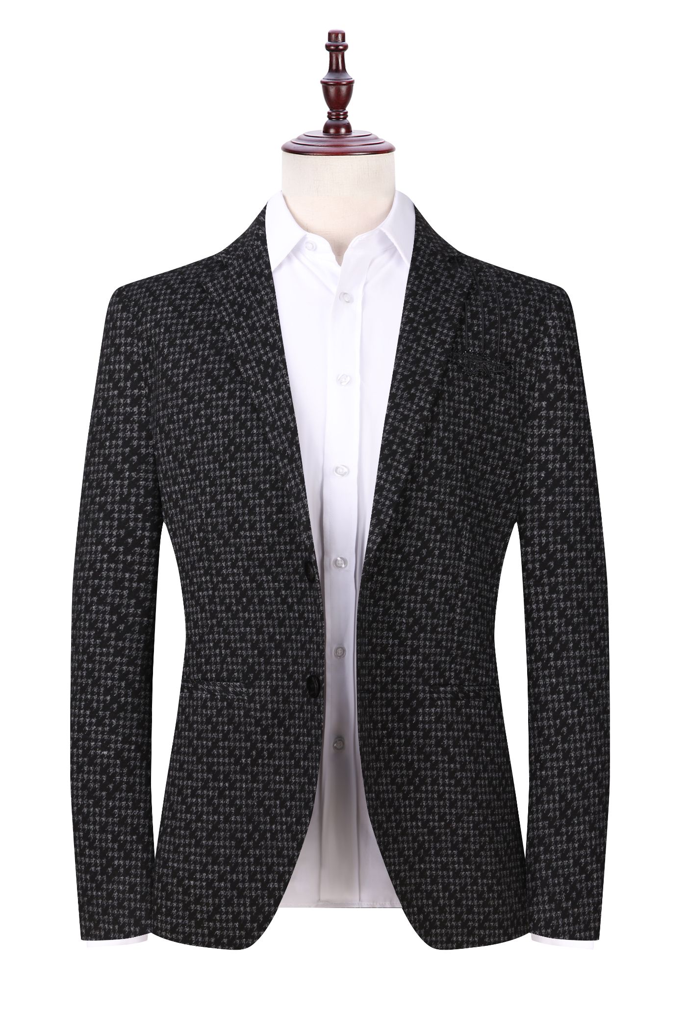 Autumn/winter knit imitation wool suit for men small suit for men slimming imitation wool blazer for men thumbnail