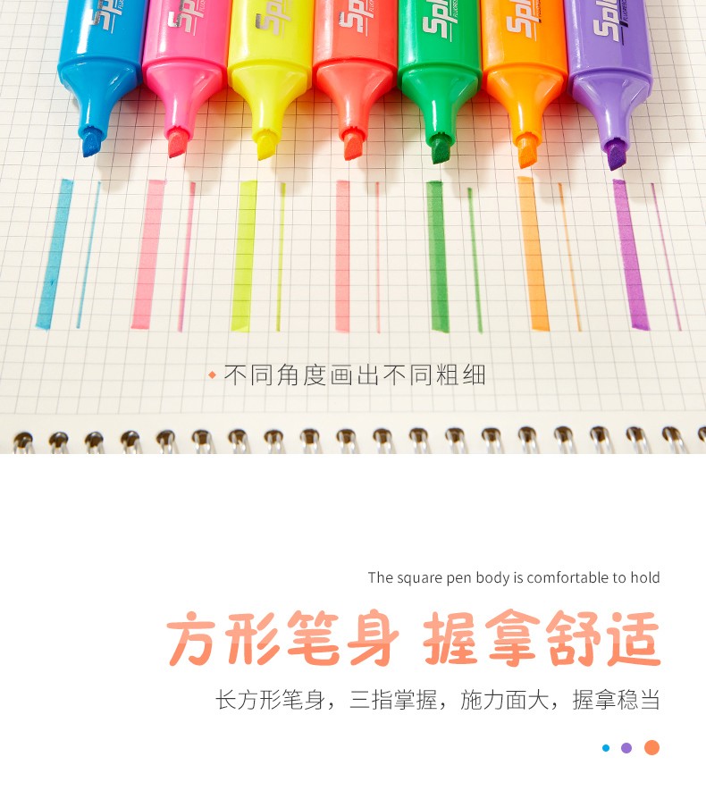 The PoK MP-490 highlighter is a water-based pigment marker with a vivid color of 5mm pic 6