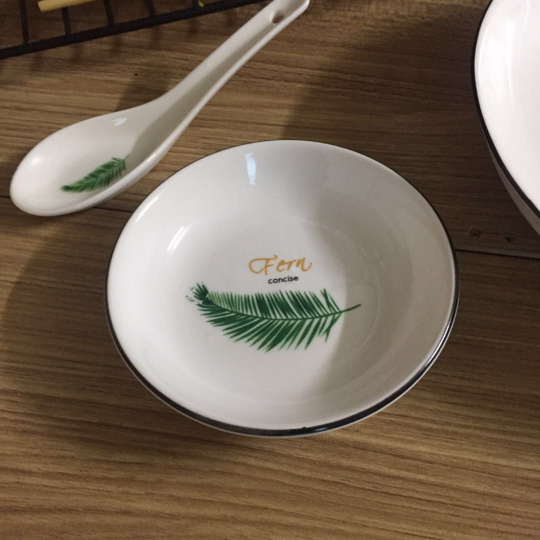 14头北欧风骨瓷餐具套装详情图11