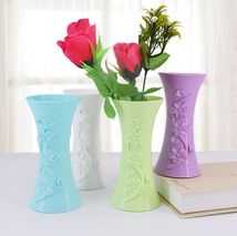 花瓶插仿真干花塑料装饰防摔花篮家居客厅桌台面摆件花瓶