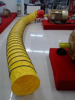 The hand-pushed ventilator CTF40-4 is equipped with an expansion hose detail image 3