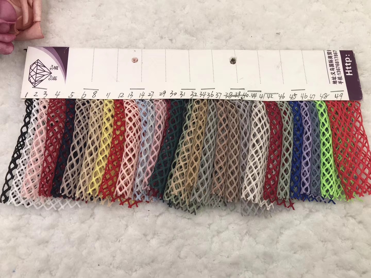 网红纱网奥钻弹力网详情图5