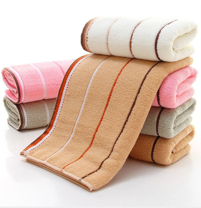 Sanjun household adult soft face towel, plain satin towel Specification image