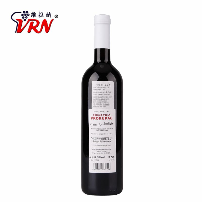 塞尔维亚红酒 托比克普萝干红葡萄酒 原瓶进口 750ml单瓶装详情图3