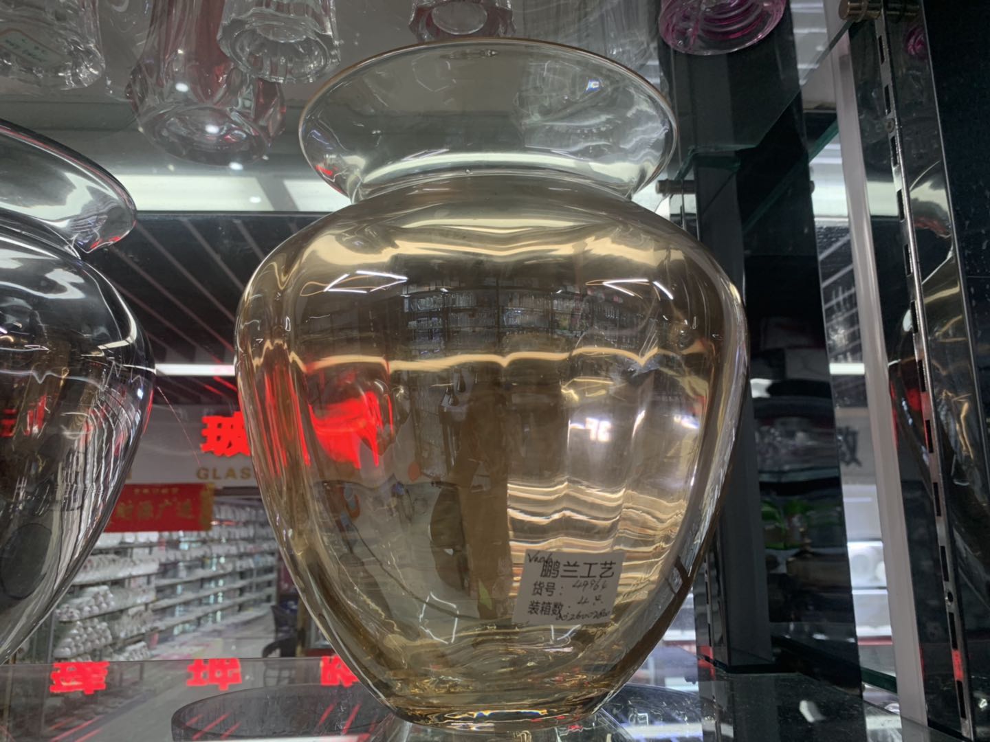 大肚水晶花瓶产品图