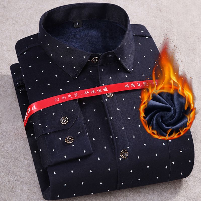 男装/加厚衬衫/时尚休闲细节图