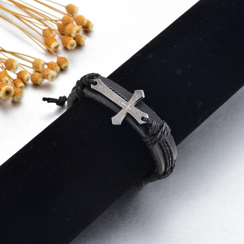 سبائك الرجال، مساور جلدية، سوارات جلدية detail image 1