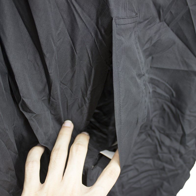 筒装自行车雨披轻薄款背部反光材料详情图5