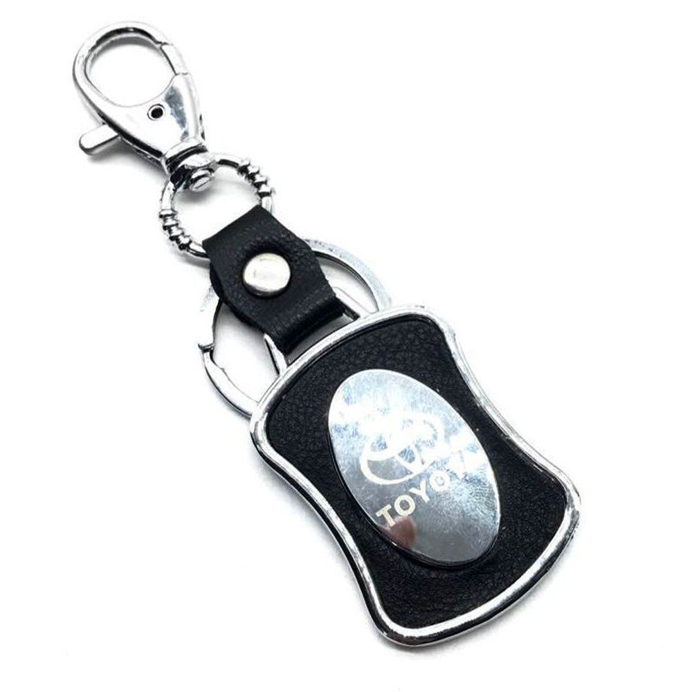 Toyota logo key chain, metal key ring, key chain, unique and cool car key, car modification accessories detail image 1