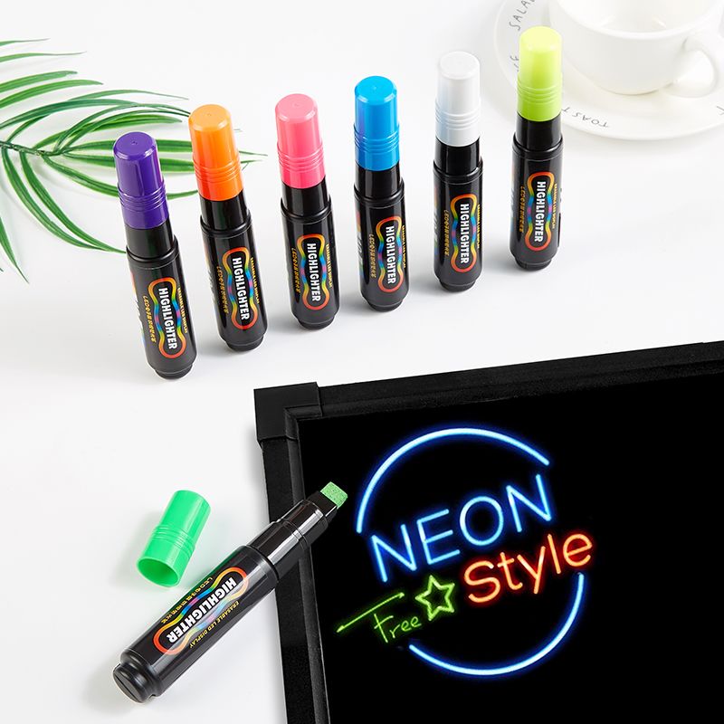 Baok MP4902 LED electronic screen erasable highlighter pen color highlighter board pen details Picture