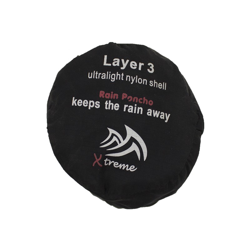 筒装自行车雨披轻薄款背部反光材料详情图7