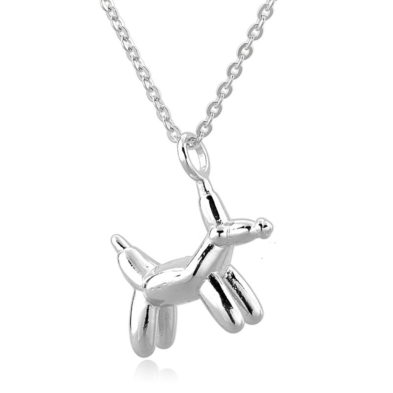 Best-selling accessory: Poodle necklace for women, collarbone necklace for women, versatile and fashionable pendant accessory for dogs details Picture