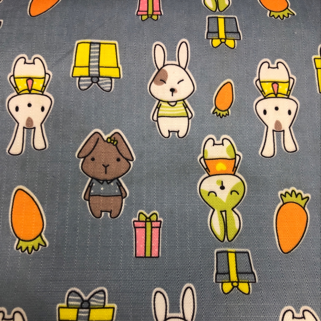 210d four-section printed checkered fabric, blue animal bags, handbag fabric, wardrobe fabric, high and medium-grade leather wholesale