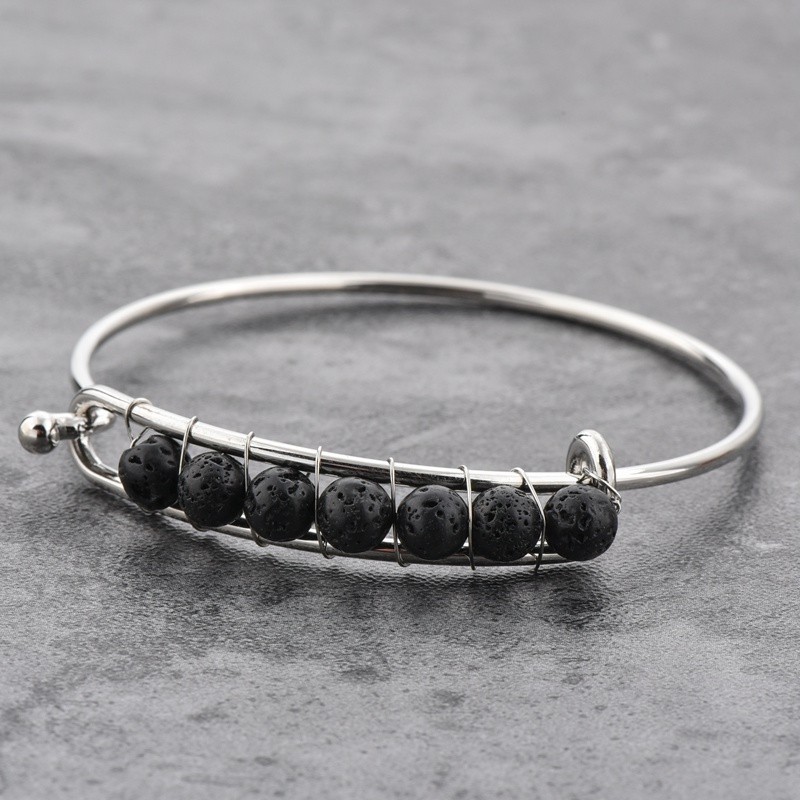 Yoga 7CHAKRA bracelet, hand-woven, gold-plated white K natural stone beads, 6mm agate amethysts, green Dongling detail image 15