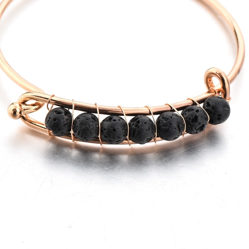 Yoga 7CHAKRA bracelet, hand-woven, gold-plated white K natural stone beads, 6mm agate amethysts, green Dongling detail image 14