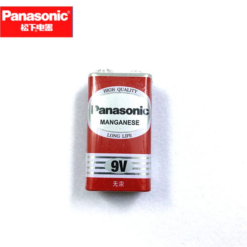 9V碳性电池Panasonic松下1604九伏干电池6F22ND万能表遥控器玩具图