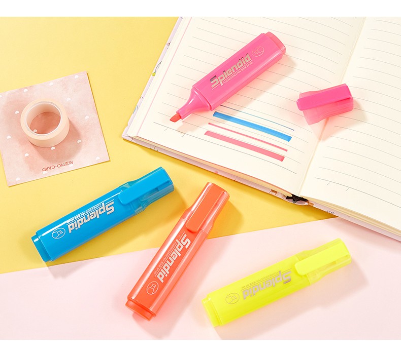 The PoK MP-490 highlighter is a water-based pigment marker with a vivid color of 5mm pic 13