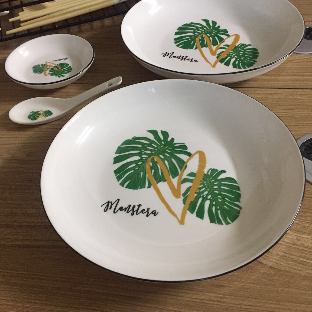 14头北欧风骨瓷餐具套装详情图13