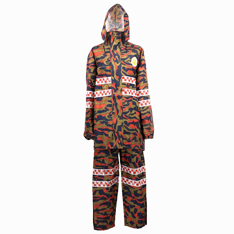 Camouflage set, double-layer raincoat set from Malaysia