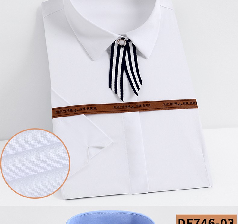 JK uniform basic style shirt, girls' school style autumn pointed-neck short-sleeved work uniform, Japanese-style jk shirt, ins class uniform detail image 10