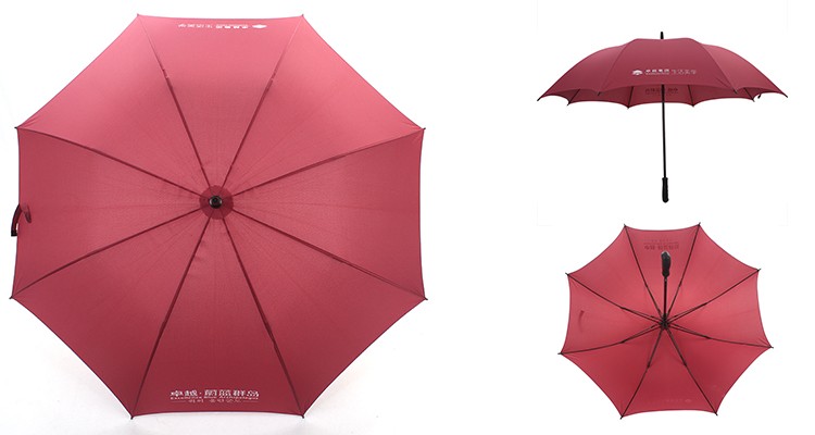 8P-0839 奇峰 高尔夫全纤维自动广告长伞详情图7