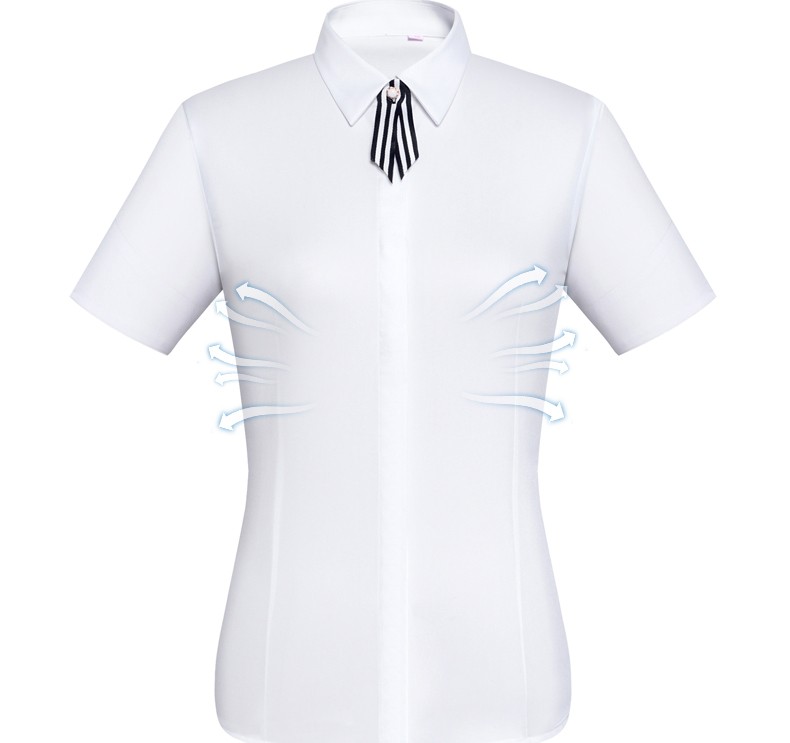 JK uniform basic style shirt, girls' school style autumn pointed-neck short-sleeved work uniform, Japanese-style jk shirt, ins class uniform detail image 7